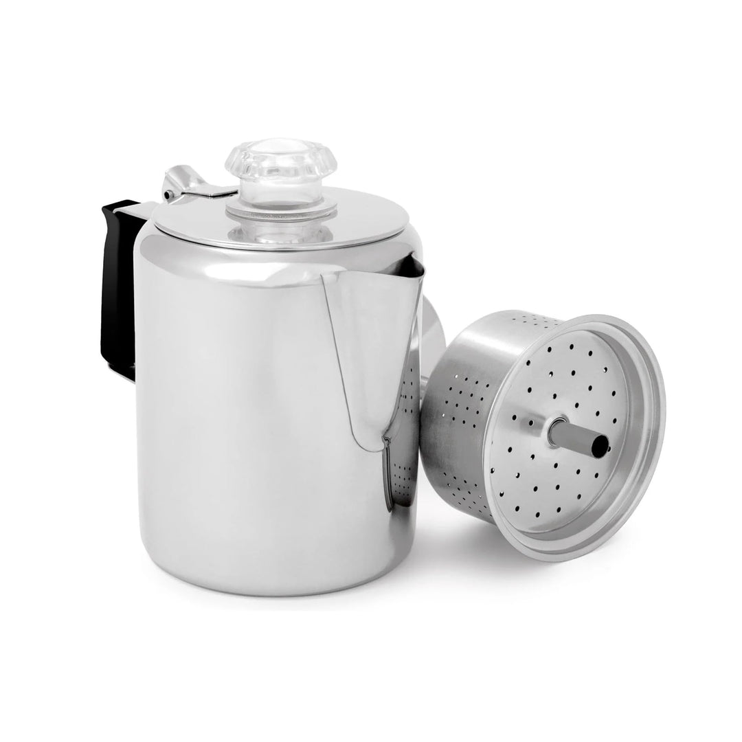 Gsi Outdoors Glacier Kaffeekanne aus Edelstahl mit Silikongriff 3 Tassen, 3 Tassen