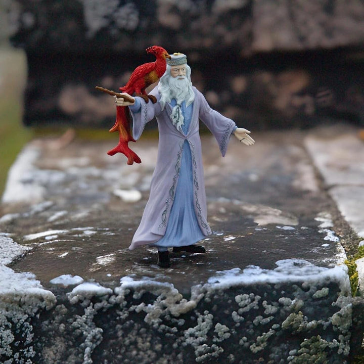 schleich 42637 Dumbledore & Fawkes, ab 6 Jahren, HARRY POTTER - Spielfigur, 11 x 4 x 12 cm