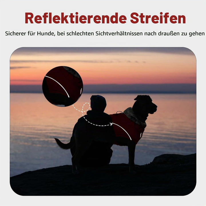 Hundemantel Wasserdicht, Wintermantel für Kleine Hunde Winter Hundejacke Hundeweste Kleine Hunde War
