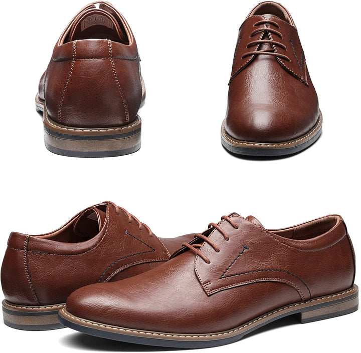 Bruno Marc Herren Anzugschuhe Klassischer Business Lederschuhe Schnürhalbschuhe Derby Oxfords Hochze