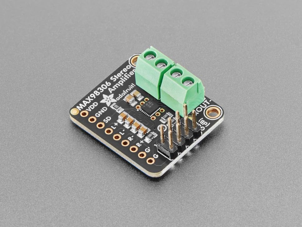 Adafruit Stereo 3.7W Class D Audio Amplifier, MAX98306, 987