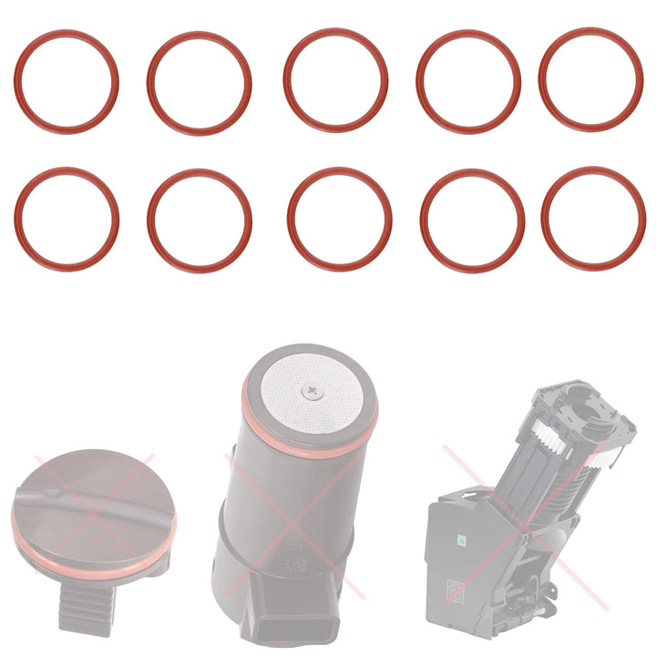 10x Dichtung O-Ringe kompatibel mit Jura Impressa AEG Krups Franke für die Brüheinheit Brühgruppe An