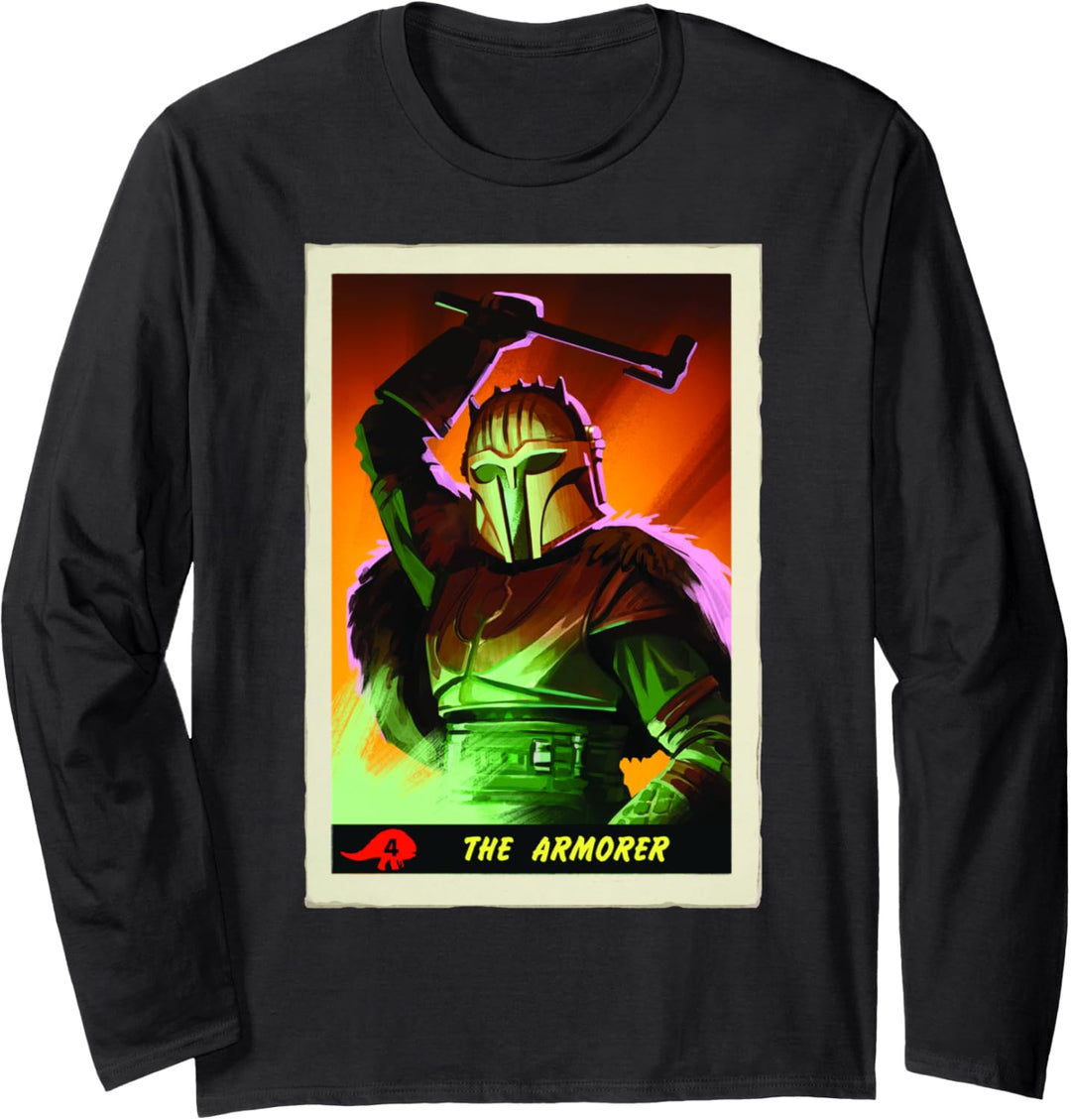 Star Wars The Mandalorian The Armorer Card Langarmshirt