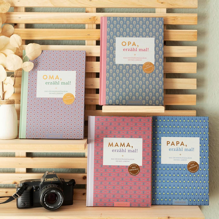 Papa, erzähl mal!: Das Erinnerungsalbum deines Lebens | Das Original. Hochwertige Sonderausgabe des
