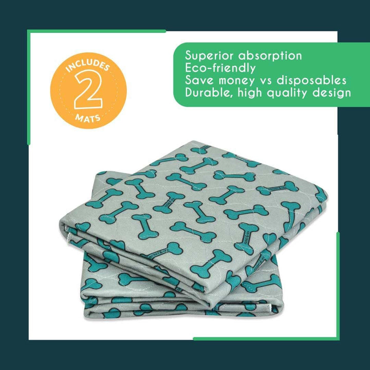 Rocket & rex Waschbar Training und Travel Puppy Pee Pads. X-Large 76 x 91cm. Wiederverwendbare wasse