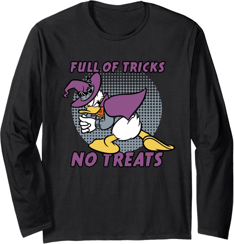 Disney Donald Duck Full of Tricks No Treats 80s Halloween Langarmshirt