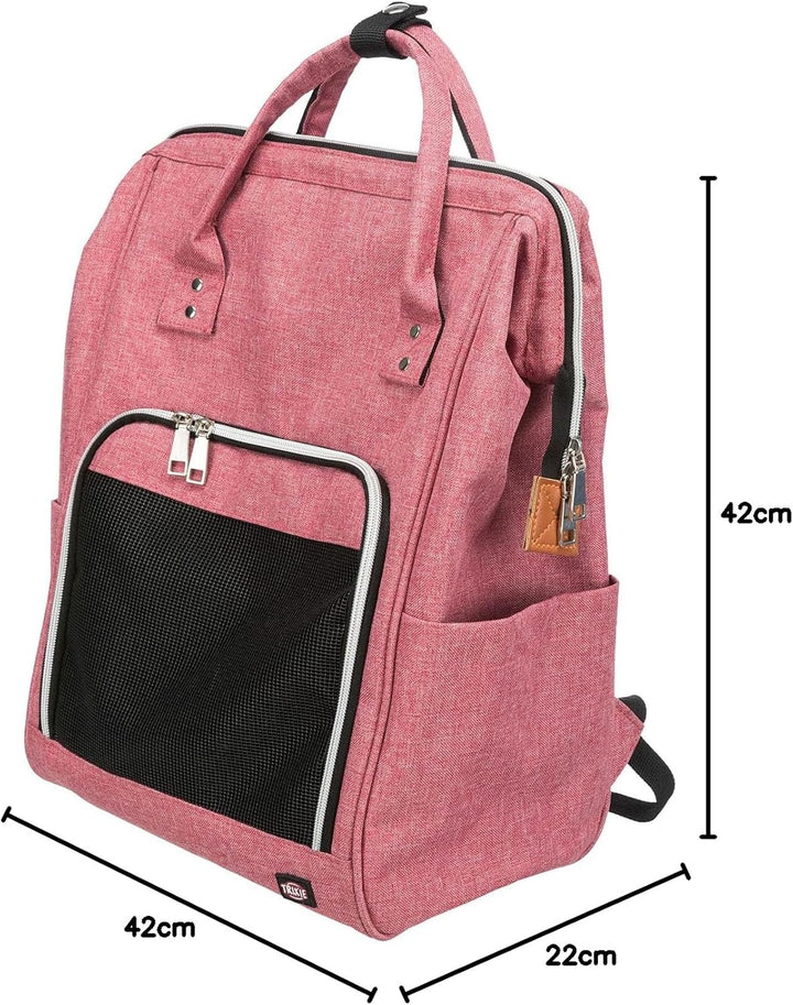 TRIXIE 1 28846 Rucksack AVA, 32 Ã— 42 Ã— 22 cm, rot, 32x22x42 cm (Lot de 1)