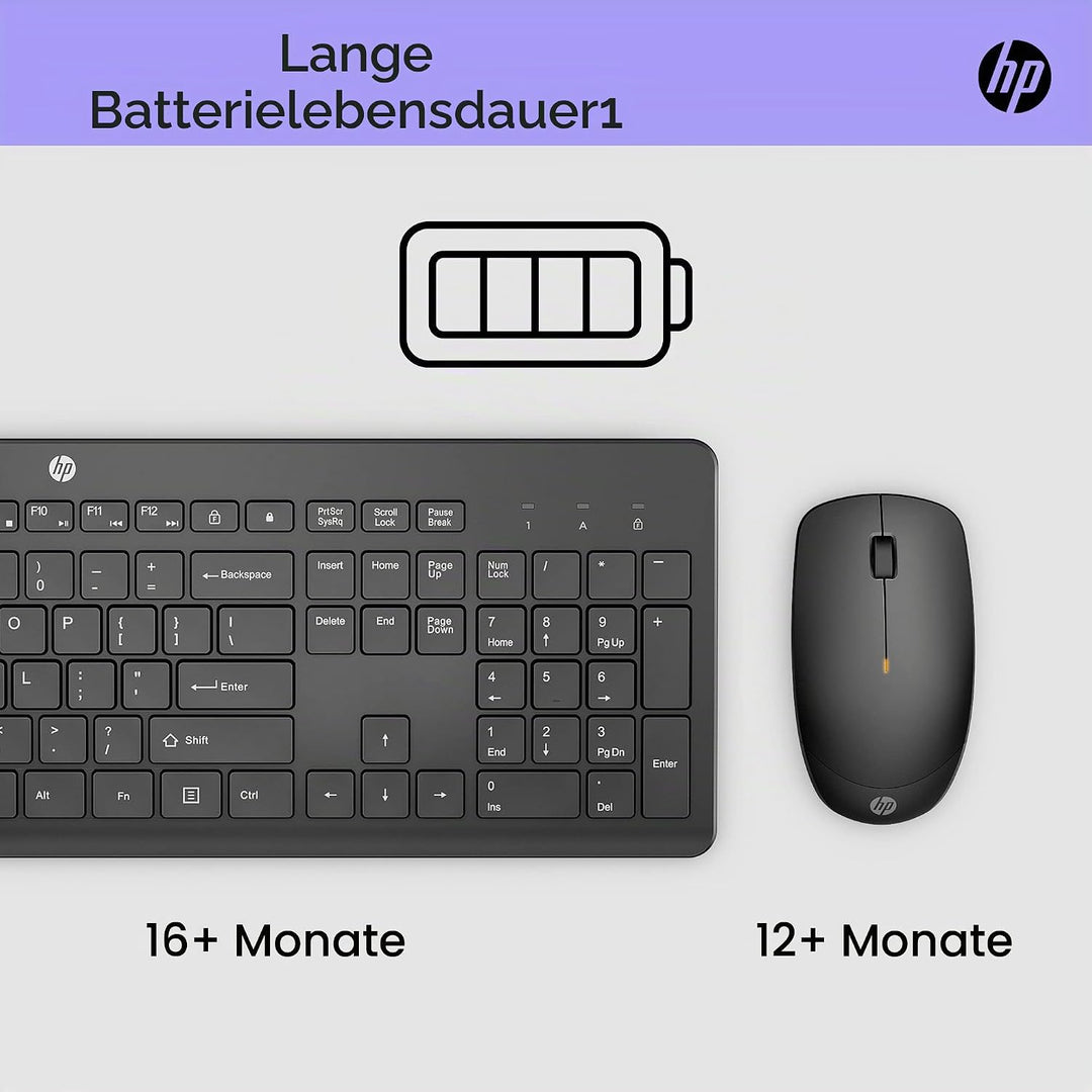 HP 230 Tastatur- und Maus-Set für Omen 25L von HP, HP 14, 15, 17, Chromebook 14, Chromebook x360, Pa