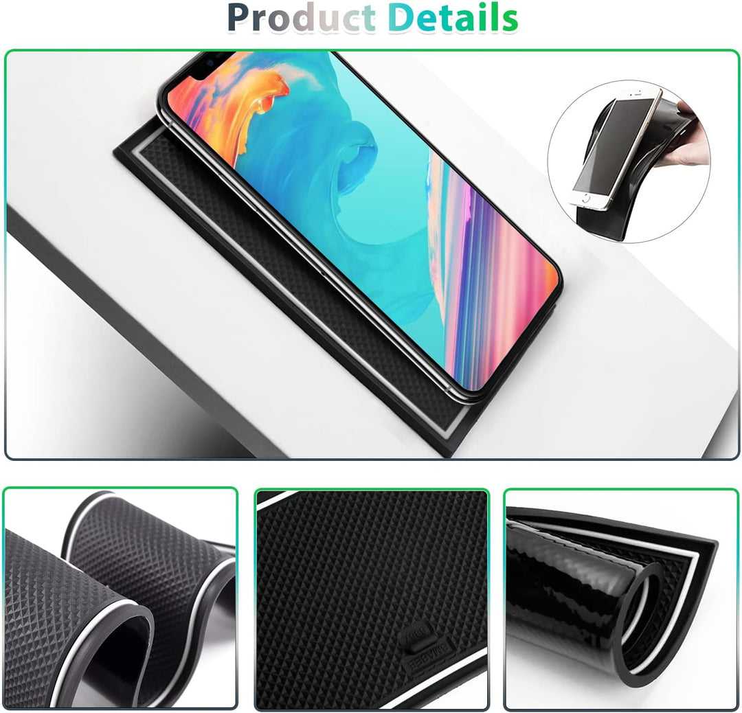 GAFAT Hyunda-i Tucson NX4 2021-2024 2025 (Elektronische Automatik) Antirutschmatten, Tucson 2023 Gum