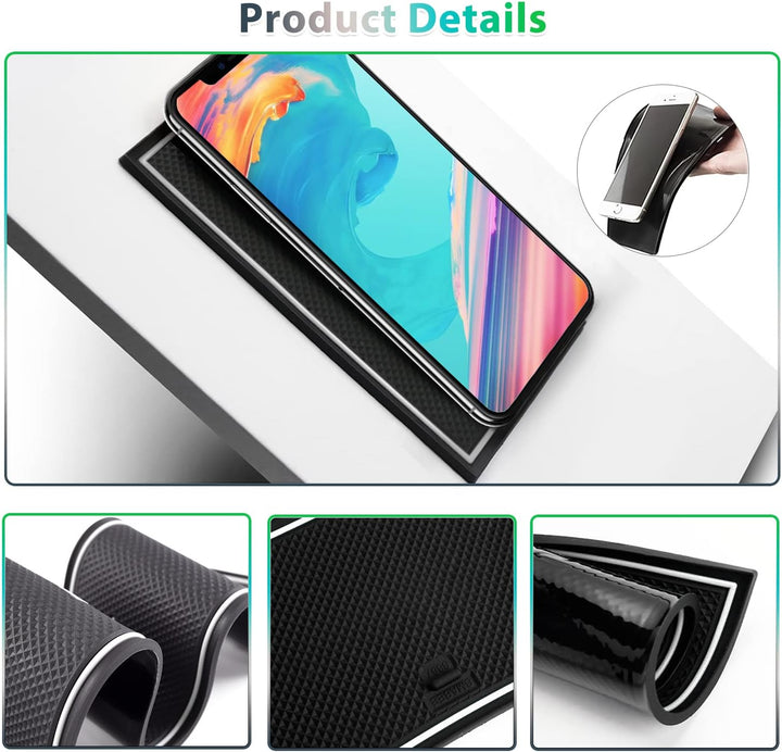 GAFAT Hyunda-i Tucson NX4 2021-2024 2025 (Elektronische Automatik) Antirutschmatten, Tucson 2023 Gum