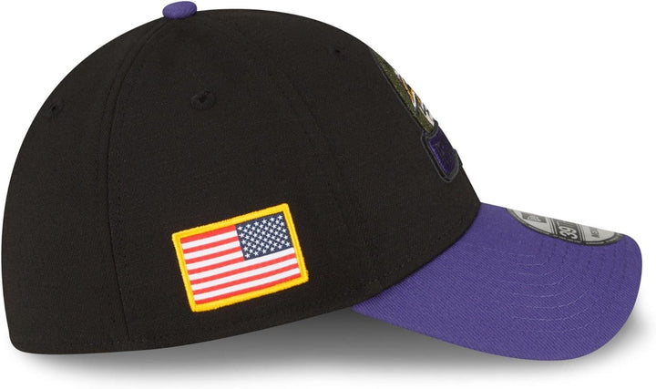 New Era Salute to Service 2022 Basecap 39Thirty NFL Fanartikel American Football Kappe schwarz M-L 3