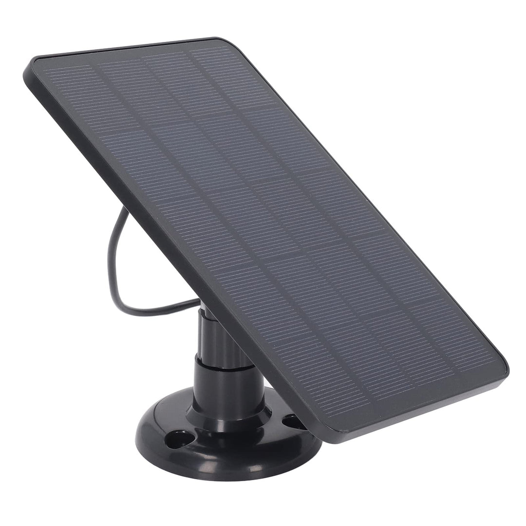 10W Solarpanel für Überwachungskameras Im Freien Micro USB Solarpanel Ladegerät für Akkukameras (Sch