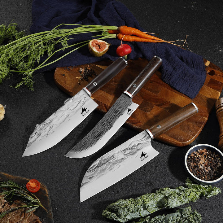 Professionelles Geschmiedetes Fleischermesser, Scharfe 20,5 cm Lange Klinge aus Kohlenstoffreichem E