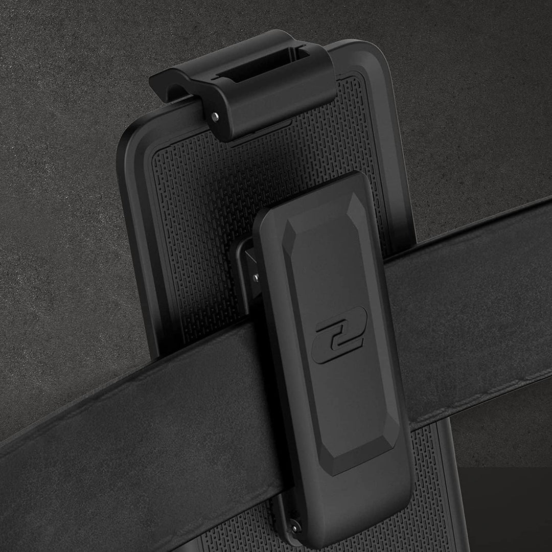 Encased Magnetische Schutzhülle für iPhone 14 Pro Max Hülle mit Gürtelclip Holster, kompatibel mit M