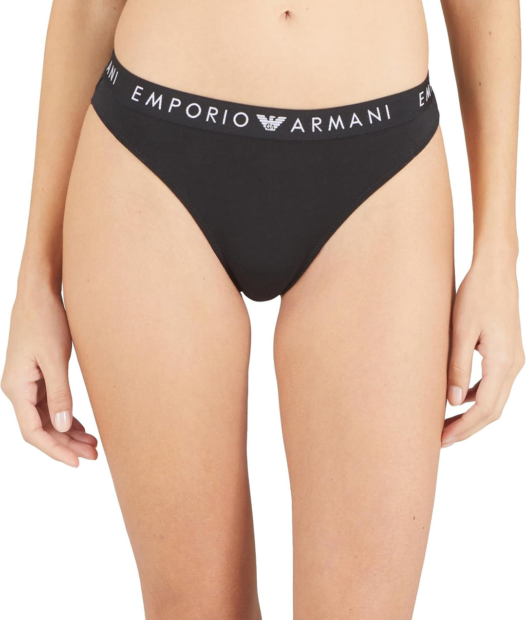 Emporio Armani Damen 2-Pack Brazilian Unterwäsche (2er Pack) M Nero, M Nero