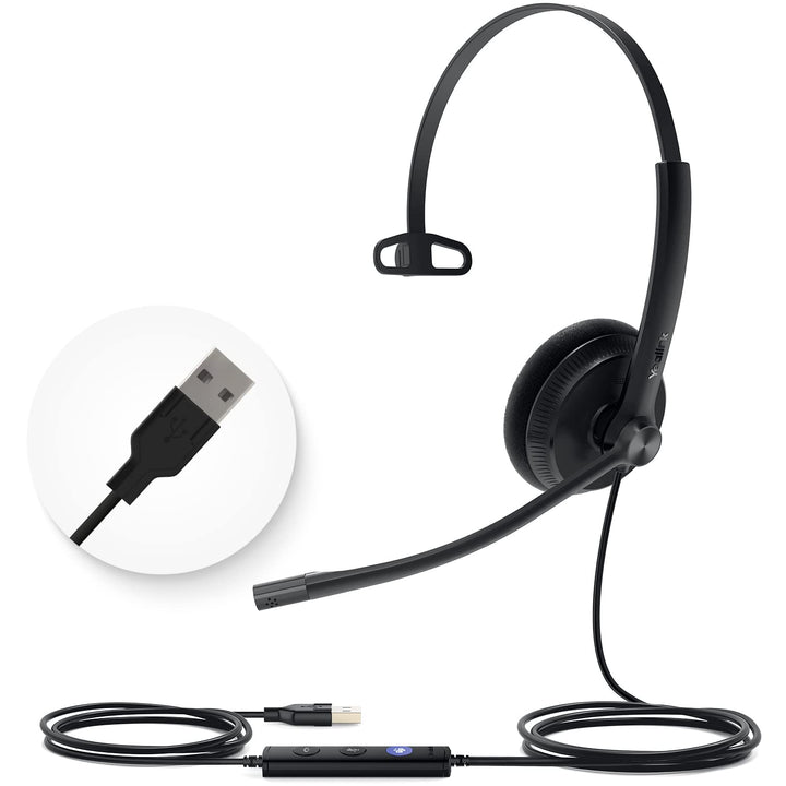 Yealink Headset UH34 Mono Teams, UH34 Mono Teams