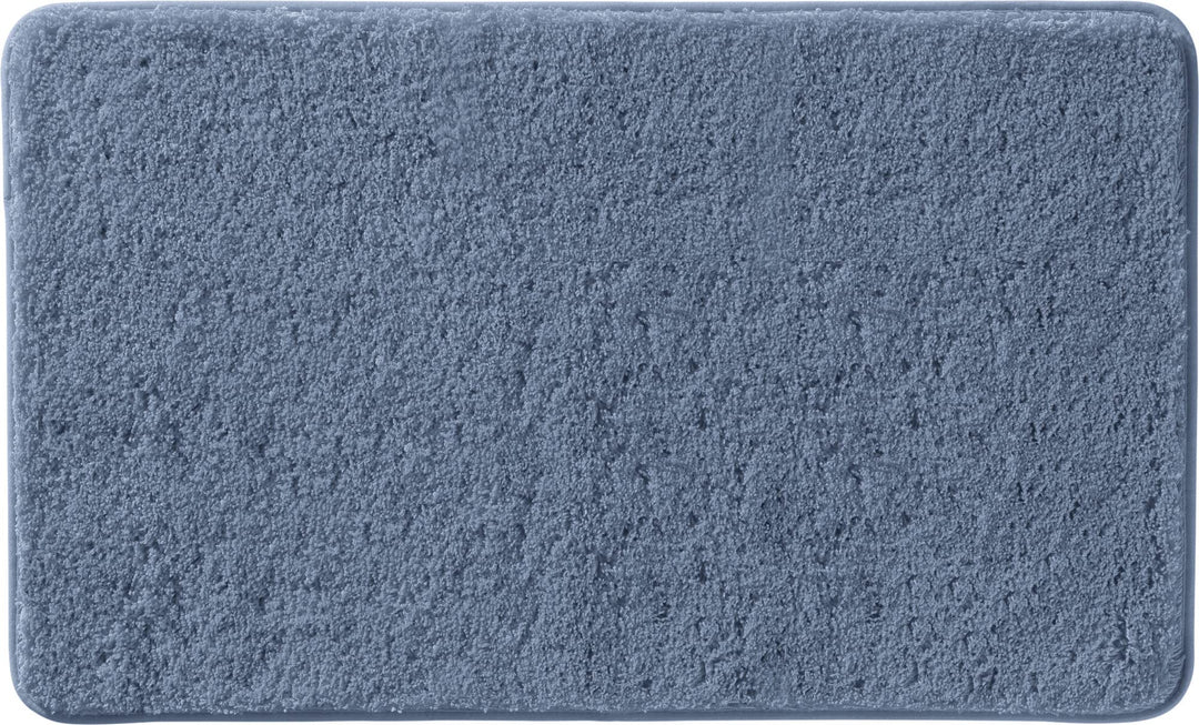 Erwin Müller Badematte, Badteppich, Badvorleger Rhodos Uni rutschhemmend blau Grösse 60x100 cm - ult