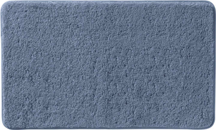 Erwin Müller Badematte, Badteppich, Badvorleger Rhodos Uni rutschhemmend blau Grösse 60x100 cm - ult