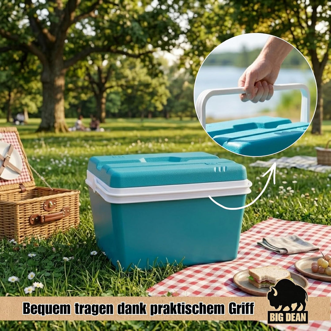 BigDean Kühlbox gross 35 Liter hält Lange kühl