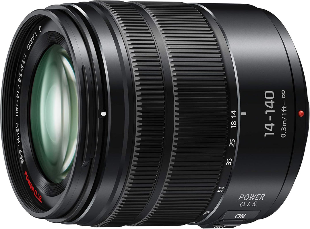 Panasonic H-FSA14140E Superzoom Objektiv LUMIX G (14-140mm (KB), Staubschutz, Spritzwasserschutz, F3