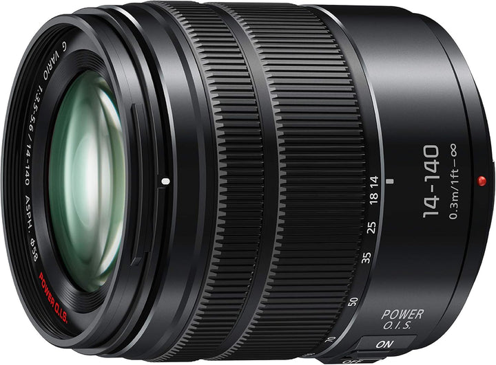 Panasonic H-FSA14140E Superzoom Objektiv LUMIX G (14-140mm (KB), Staubschutz, Spritzwasserschutz, F3