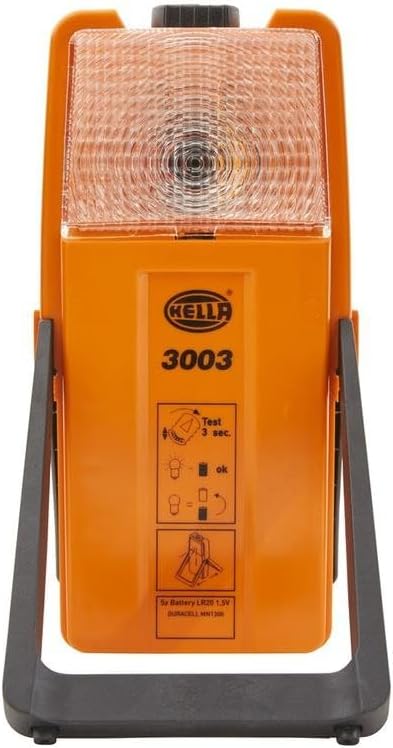 HELLA - Halogen-Warnleuchte 3003 - 6V - gelb - 2XW 007 146-001, 3003