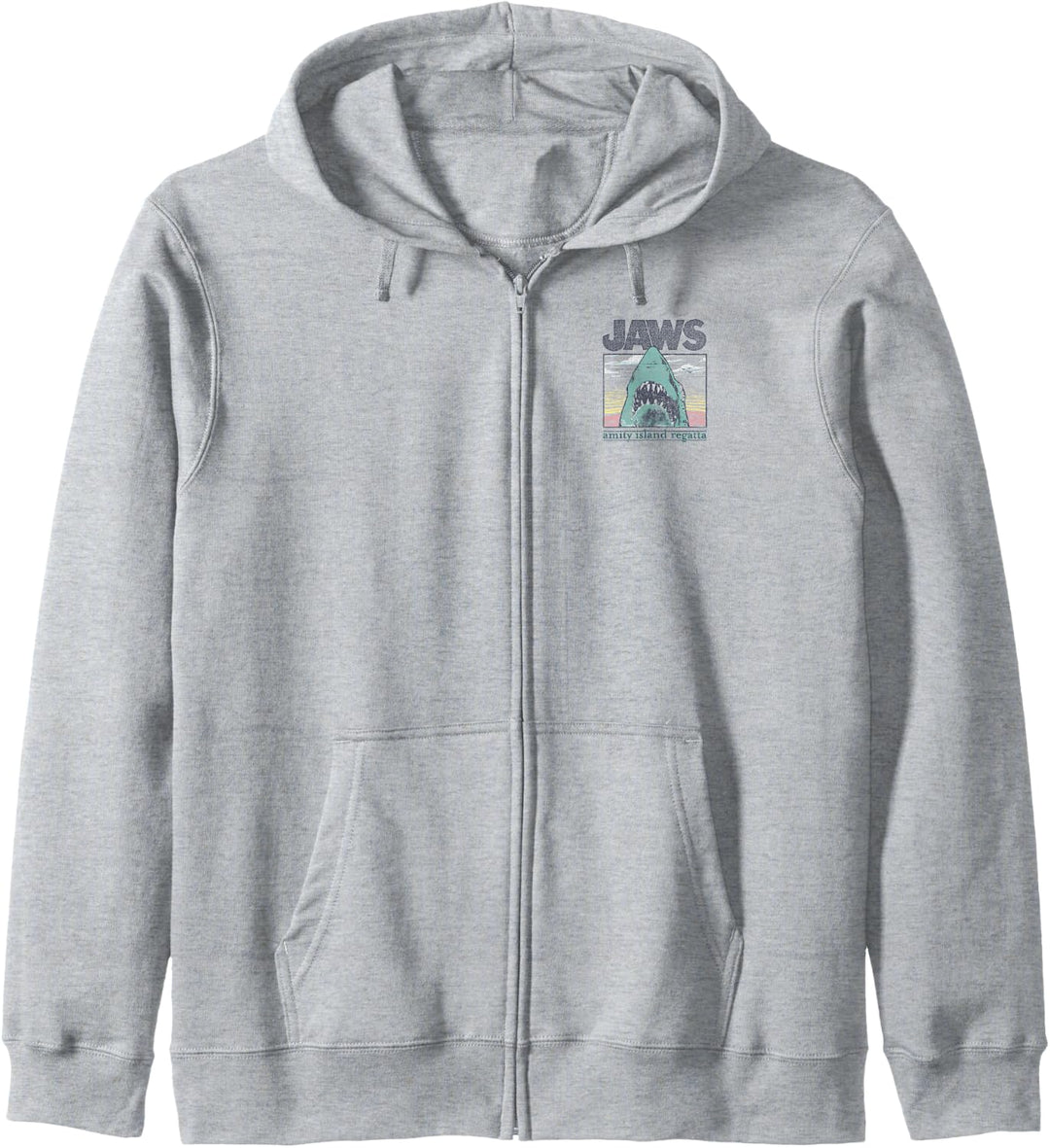 Jaws Amity Island Regatta Chest Back Boat Kapuzenjacke