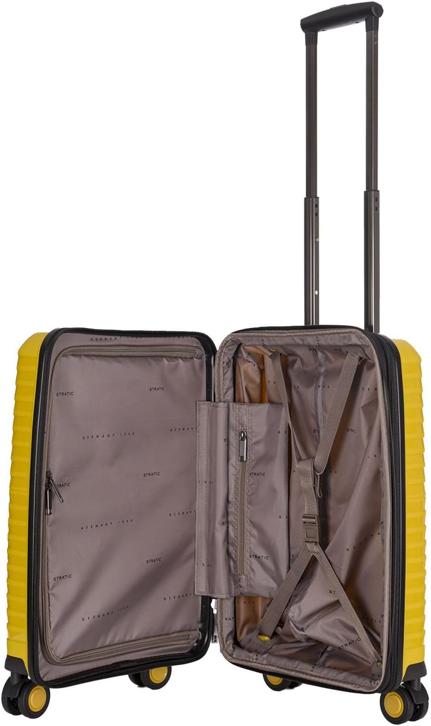 Stratic Bright+ Hartschalen-Koffer Trolley Handgepäck Koffer klein Reisekoffer, wasserabweisend, 4 R