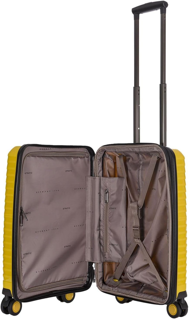 Stratic Bright+ Hartschalen-Koffer Trolley Handgepäck Koffer klein Reisekoffer, wasserabweisend, 4 R