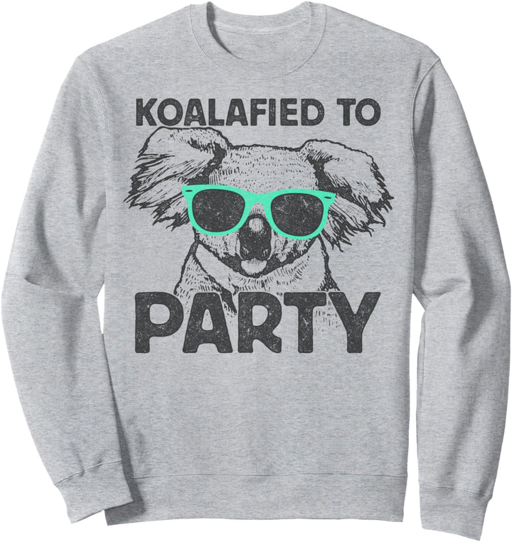 Trendy Koalafied To Party Sweatshirt