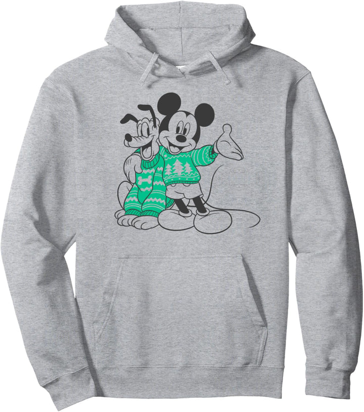 Disney Mickey And Friends Weihnachten Pluto Mickey Sweaters Pullover Hoodie