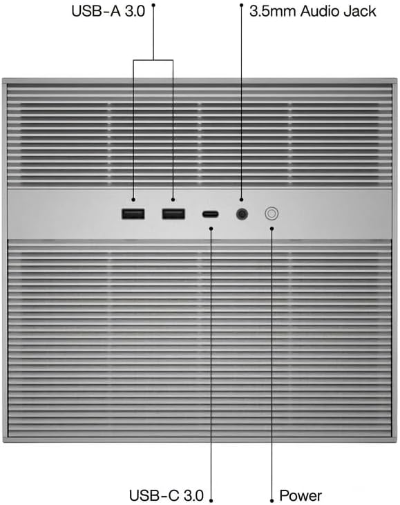 ZimaCube 2 NAS Server mit Intel i3-1215U, Netzwerkspeicher 6 Bay | Thunderbolt 4, Dual 2,5GbE und PC