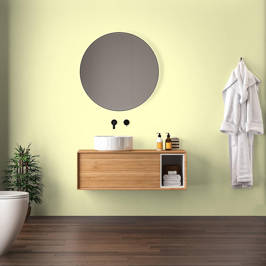 derendo Fühl Dich Wohl Deine Farbe gelb, matte Wandfarbe gelb, hohe Deckkraft, verschiedene Gelbtöne
