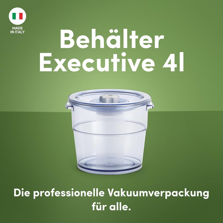 Magic Vac, Vakuumbehälter für Lebensmittel Executive, mit Deckel und Griffen, zur Aufbewahrung, Vaku