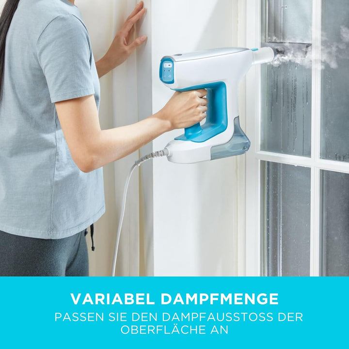 BLACK+DECKER 2000W Druck-Dampfreiniger Steam Ultra (mit 4 bar Dampfdruck, beseitigt 99% aller Hausha