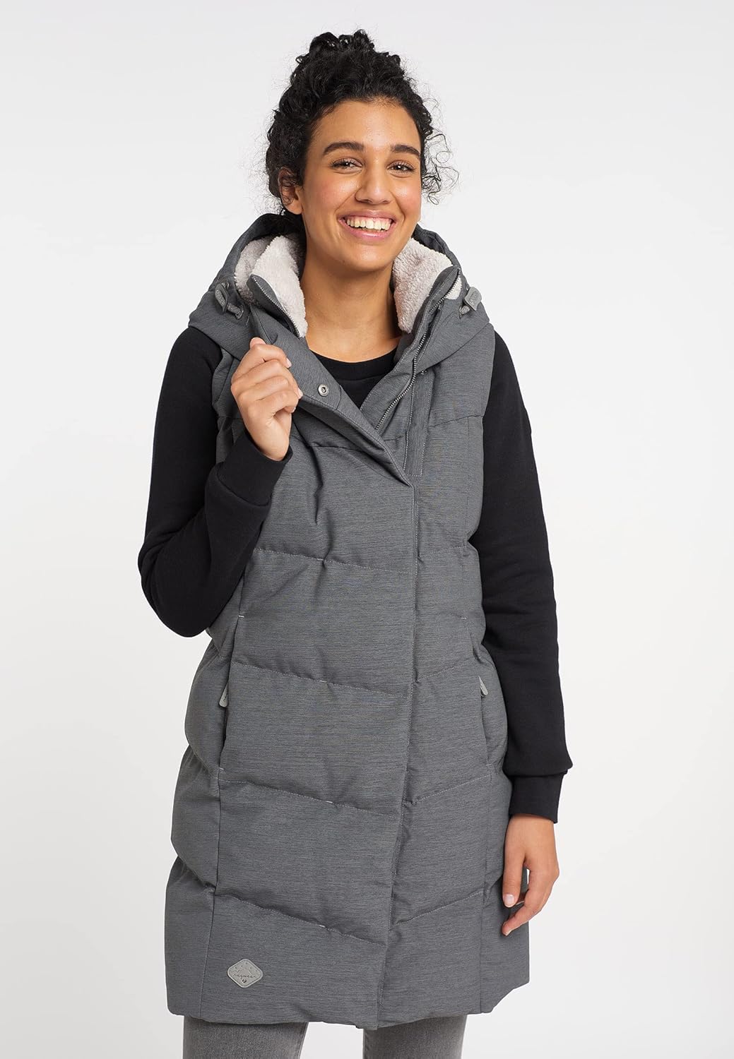 Ragwear PAVLA VEST S Grau, S Grau