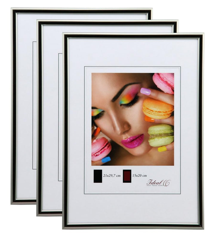 IDEAL TREND New Lifestyle Set Bilderrahmen Wanddeko Collage Poster Rahmen 2er 3er 5er Pack: Farbe: 3