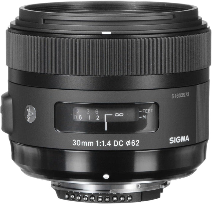 Sigma 30mm F1,4 DC HSM Art Objektiv für Nikon F Objektivbajonett für Nikon Single, für Nikon Single