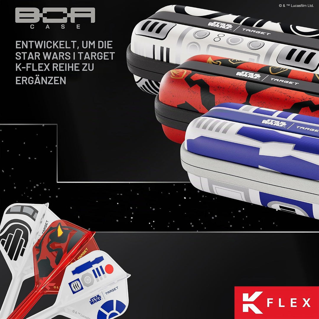 Target Darts Star Wars Darth Maul-BOA-Etui | Hochwertiges Disney-Dart-Etui im Sith-Design, Aufbewahr