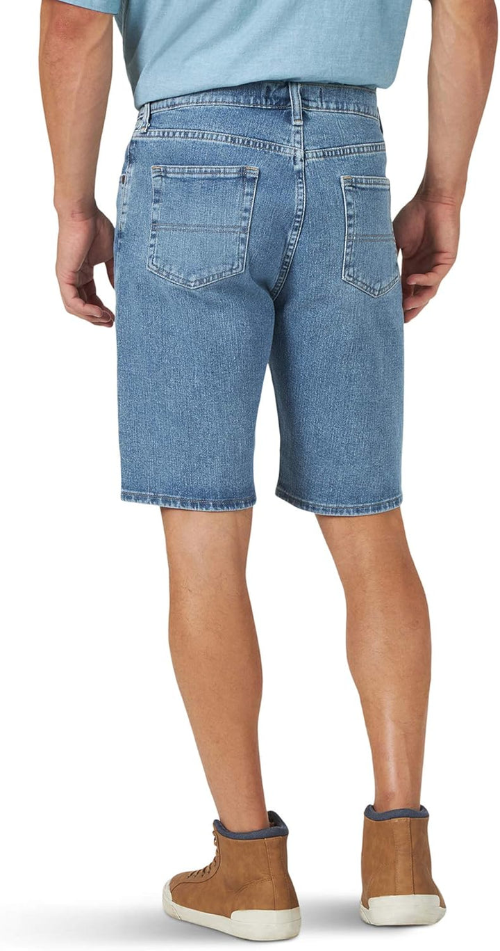 Wrangler Authentics Herren Authentics Classic Carpenter Lässige Shorts 32 Light Wash Flex, 32 Light