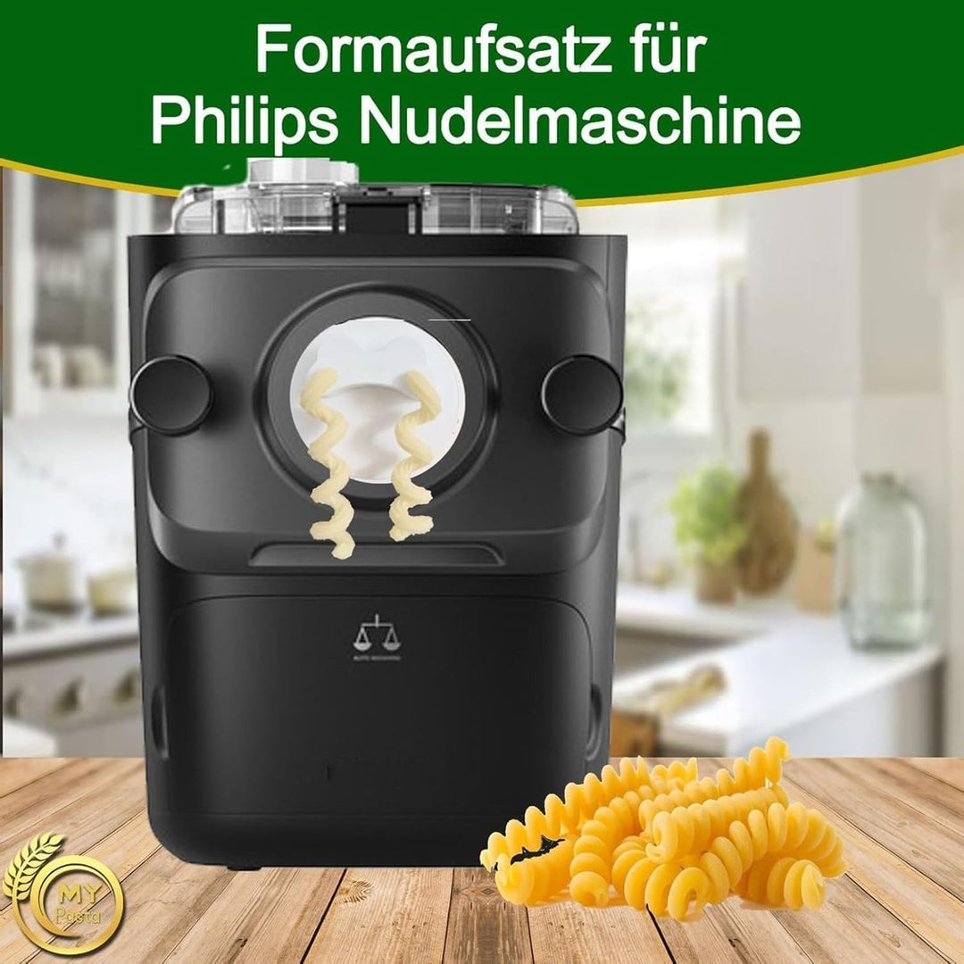 MY Pasta MY PASTA - Fusilli Rolli - Trulli - Zubehör für Pastamaker - Pasta Disc Kompatibel Mit Past
