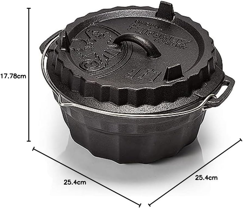 Petromax Gugelhupfform Gusseisen - Backform/Kuchenform | Tortenboden-Deckel | aus Gusseisen | sofort