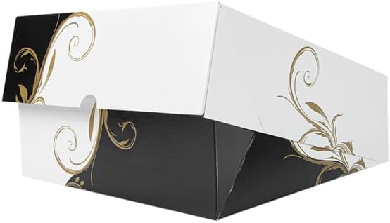 Box Square Canal mit Sichtfenster – 50 Stück. 23 x 23 x 7,5 cm. 23x23x7,5 CM, 23x23x7,5 CM