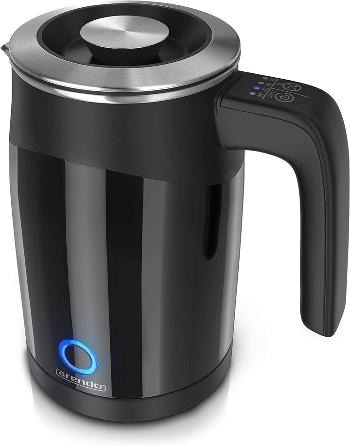 Arendo - 0,5l Edelstahl Wasserkocher mit Temperatureinstellung im Doppelwand-Design - 0,5l Wasser-Fü