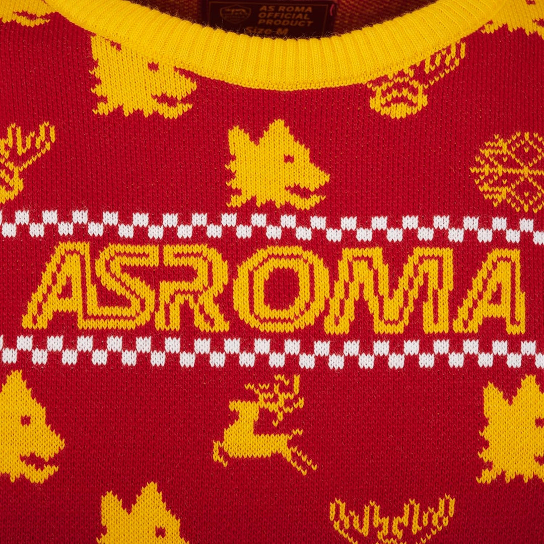 AS Roma Weihnachtspullover 2022 As Rom Pullover XL Kurz, XL Kurz