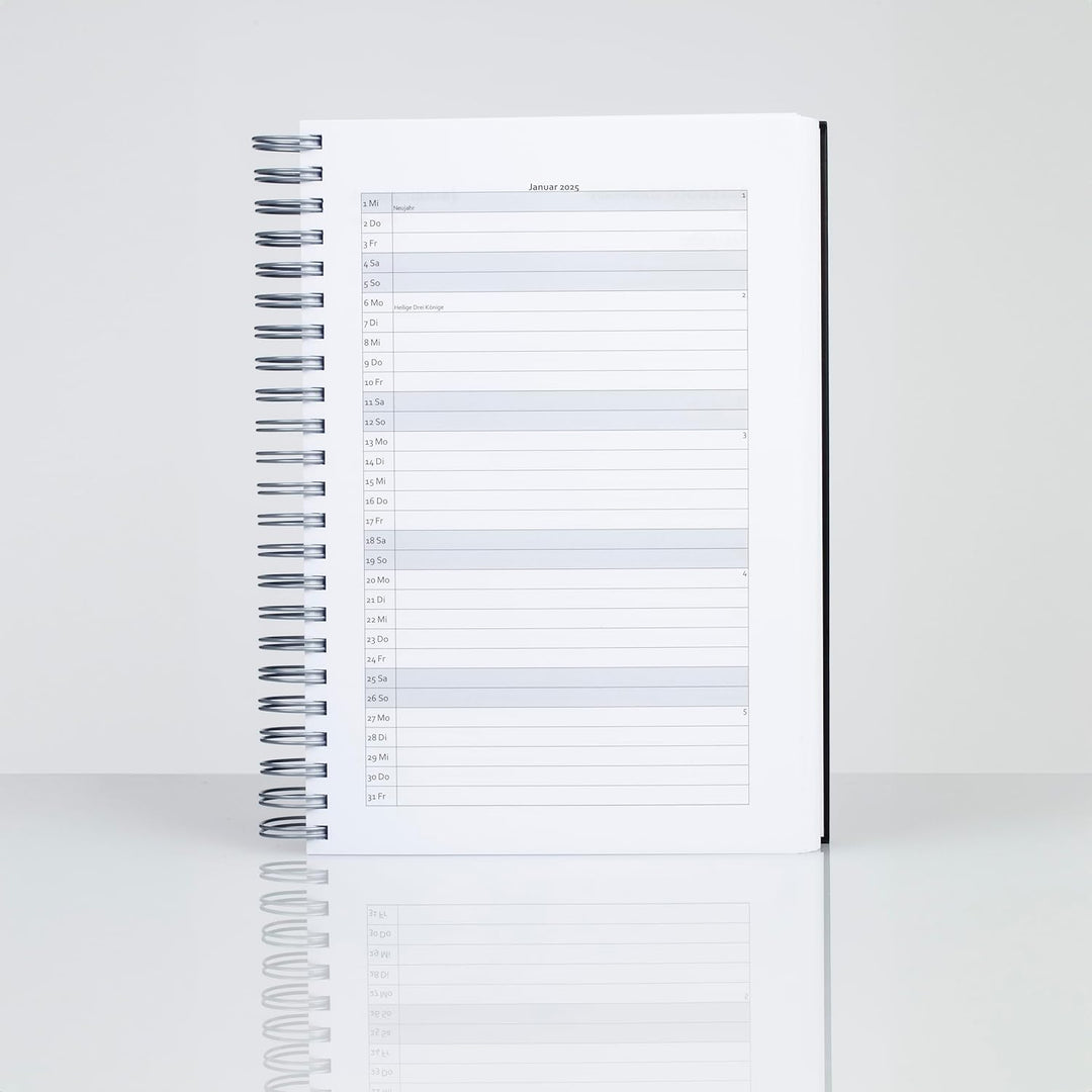 edition cumulus 2027 Der GROSSE Dicke – DIN A4 Kalender - MOOSGRÜN (dunkelgrün) – MADE IN GERMANY -