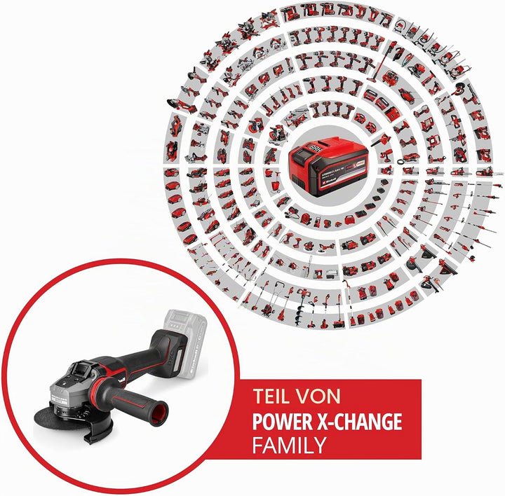 Einhell Professional Akku-Winkelschleifer TP-AG 18/125-13 Q P BL-Solo | PXC | 18 V | 1300 W | Ø 125