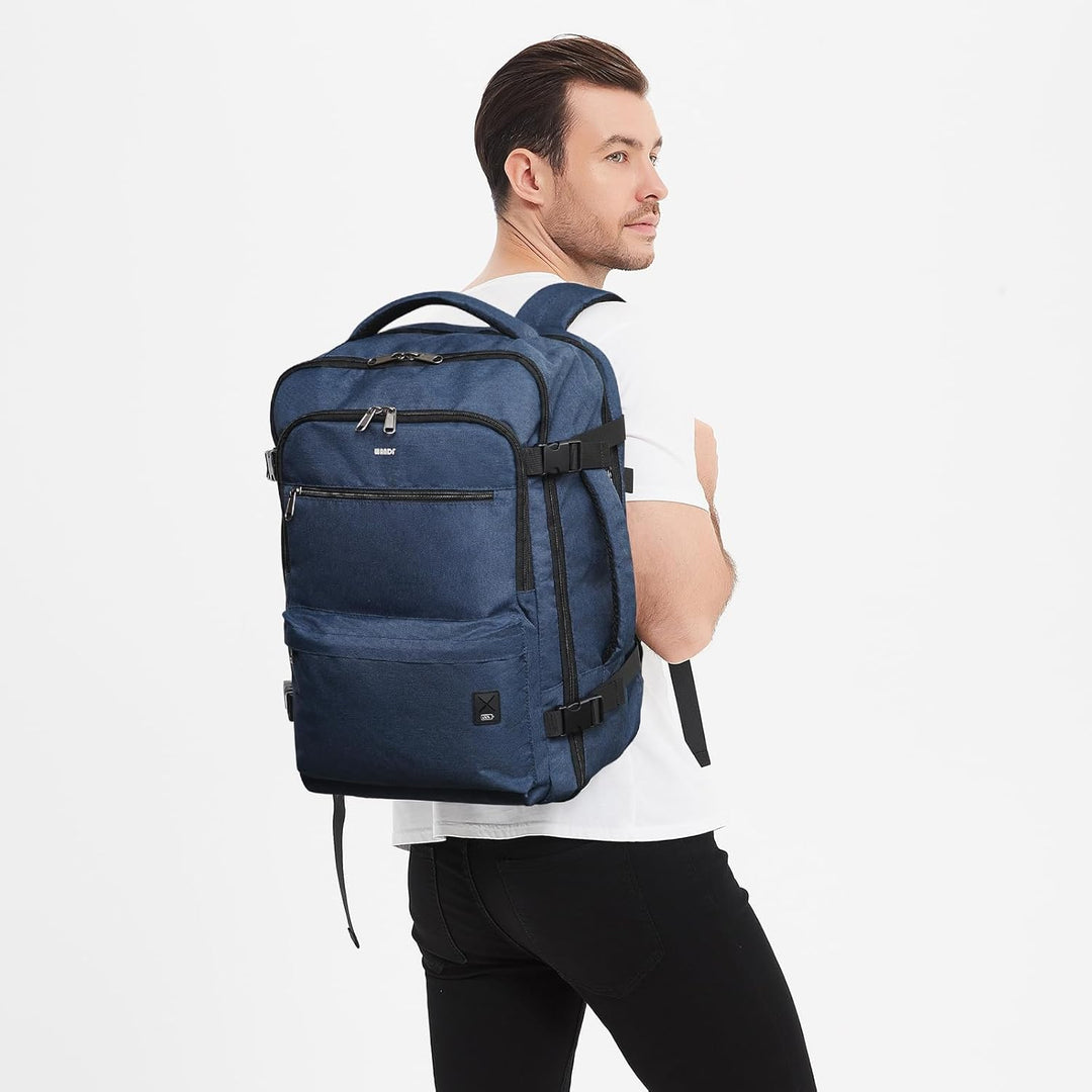 WANDF Handgepäck Rucksack 55x40x20cm / 45x36x20cm für Easyjet Airlines, Untersitz-Reise-Handgepäck-T