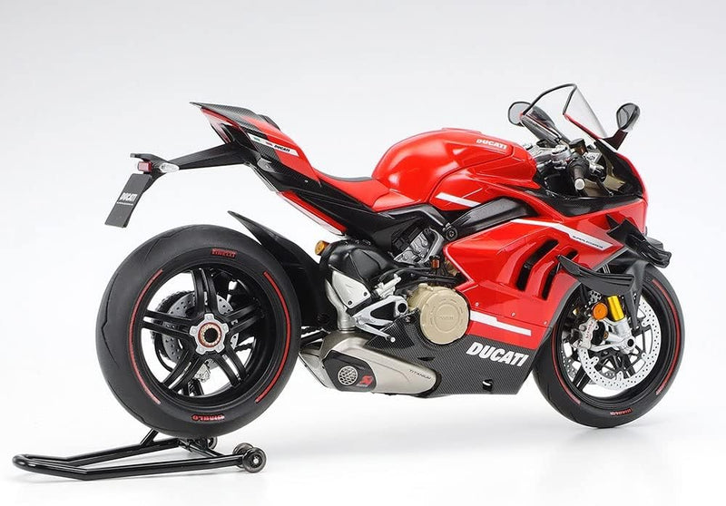 Tamiya 14140 1:12 Ducati Superleggera V4 - originalgetreue Nachbildung, Plastik Bausatz, Basteln, Mo