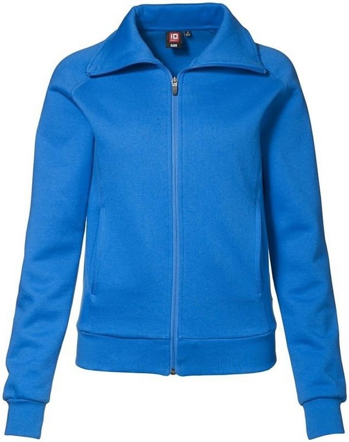 ID Identity Damen SWEATSHIRTJACKE 0624 (L, schwarz)